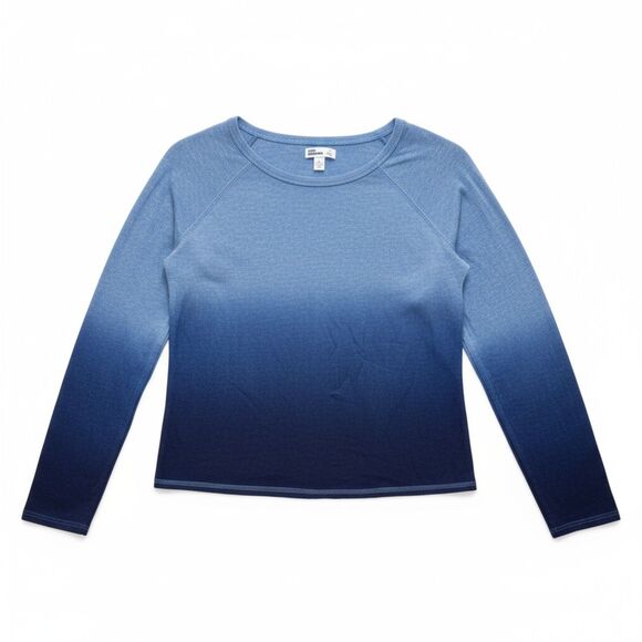 Girls Long Sleeve Ombre Blue Top Size XL NWT - Picture 2 of 8